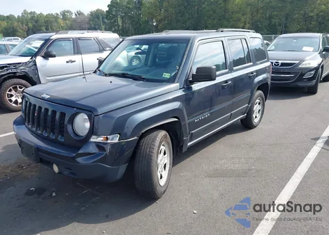 2014 Jeep Patriot Sport z USA, uszkodzony, nr VIN 1C4NJRBB3ED592063